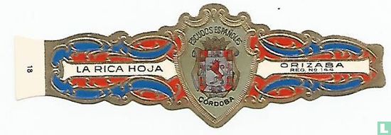Escudos Españoles Córdoba-La-Rica Hoja Orizaba Reg. N ° 144 - Image 1
