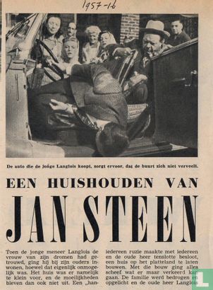 Een huishouden van Jan Steen - Image 1