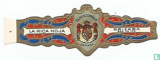 Escudos Españoles España-La Rica Hoja-Orizaba Reg. No.144 - Image 1