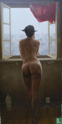 Vrouw voor het raam