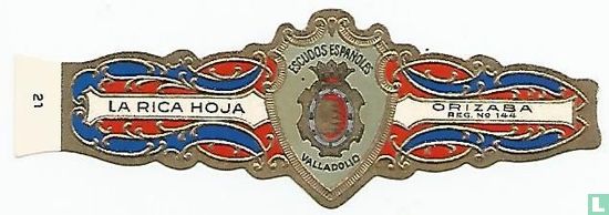 Escudos Españoles Valladolid-La Rica Hoja-Orizaba Reg. No 144  - Image 1