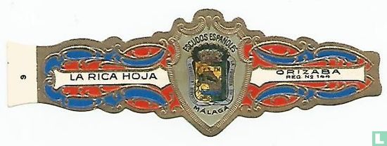 Escudos Españoles Malaga-La Rica Hoja-Orizaba Reg. No. 144 - Bild 1