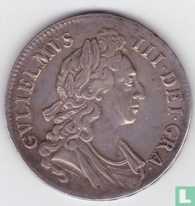 Engeland 1 crown 1696 - Afbeelding 2