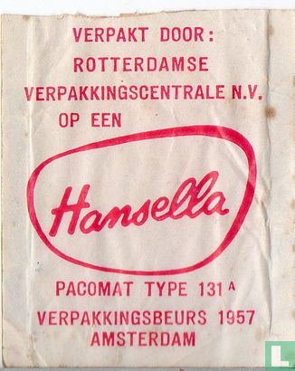 Rotterdamse Verpakkingscentrale N.V. - Hansella - Afbeelding 1