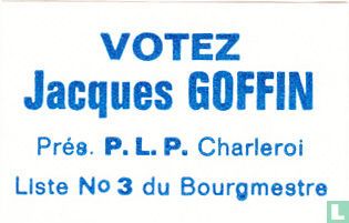 Votez Jacques Goffin