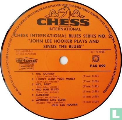 John Lee Hooker Play's and Sings the Blues - Bild 3