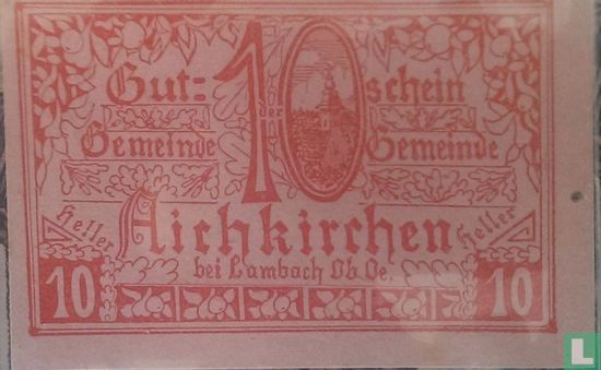 Aichkirchen 10 Heller 1920 - Afbeelding 1