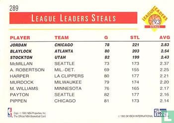 League Leaders '93 - Steals - Afbeelding 2