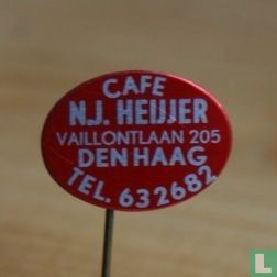 Cafe N.J. Heijjer Vaillontlaan 205 Den Haag Tel. 632682