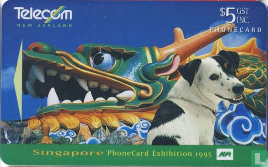 Spot visits Singapore - PhoneCard Exhibition 1995 - Bild 1