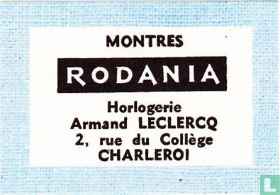 Rodania Armand Leclercq