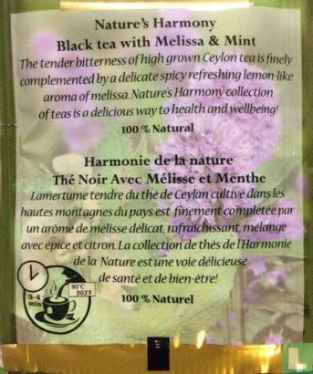 Black tea with Melissa & Mint    - Afbeelding 2