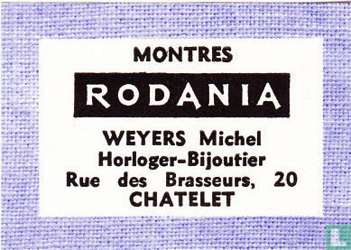 Rodania Weyers Michel