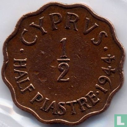 Cyprus ½ piastre 1944 - Afbeelding 1