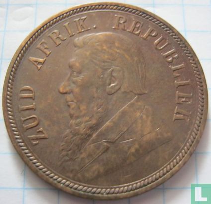 Zuid-Afrika 1 penny 1898 - Afbeelding 2
