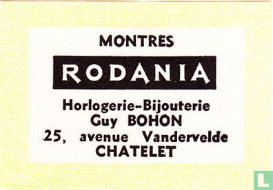Rodania Guy Bohon