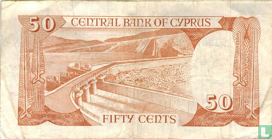 Cyprus 50 Cents 1988 - Afbeelding 2