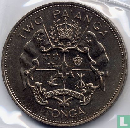 Tonga 2 pa'anga 1968 (cuivre-nickel) - Image 2