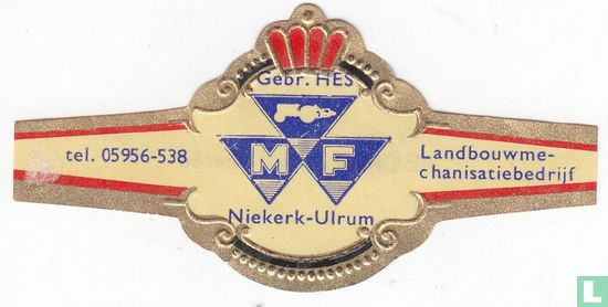 Gebr. Hes MF Niekerk-Ulrum - tel 05956-538 -. Landbouwmechanisatiebedrijf - Image 1