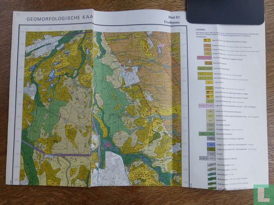 Geomorfologische Kaart van Nederland 1:50 000, Blad 51 Eindhoven