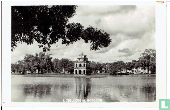 VIETNAM - L'obelisque de NGOC SON (Hanoi) - 1953 - Afbeelding 1
