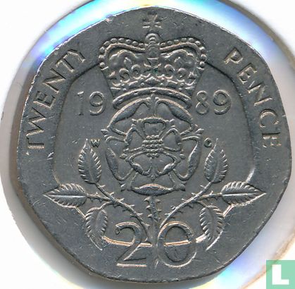 United Kingdom 20 pence 1989 - Image 1