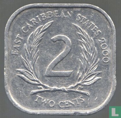 East Caribbean States 2 cents 2000 - Image 1