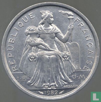 New Caledonia 2 francs 1982 - Image 1