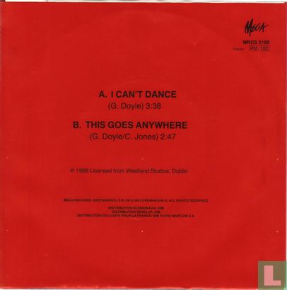 I Can't Dance - Afbeelding 2