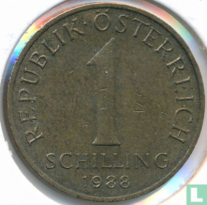 Autriche 1 schilling 1988 - Image 1
