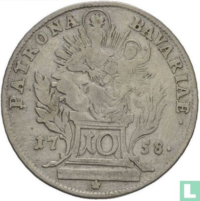 Bavarie 10 kreuzer 1758 - Image 1