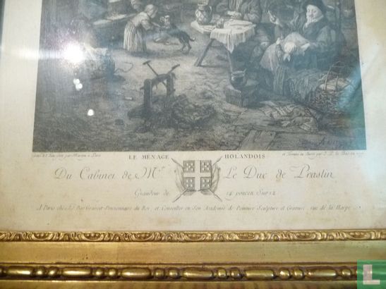###Prent###BURN WATER STERK HUISHOUDEN HOLANDOIS 1771 - Afbeelding 2