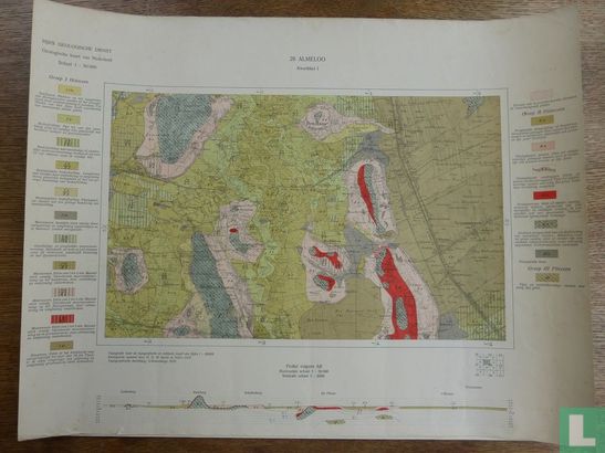Geologische kaart van Nederland 28 Almelo Kwartblad I