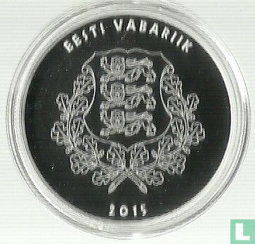 Estland 10 euro 2015 (PROOF) "150th anniversary of the birth of Eduard Vilde" - Afbeelding 1
