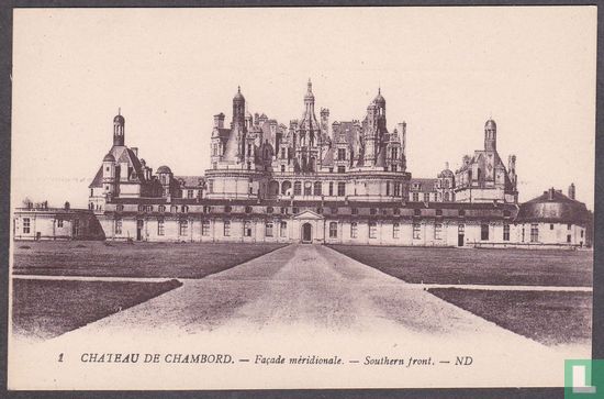 Chateau de Chambord, Facade meridionale