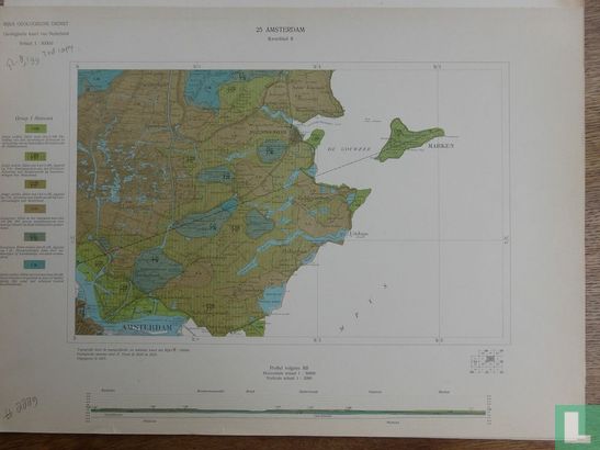 Geologische kaart van Nederland 25 Amsterdam Kwartblad II