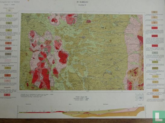 Geologische kaart van Nederland 28 Almelo Kwartblad IV