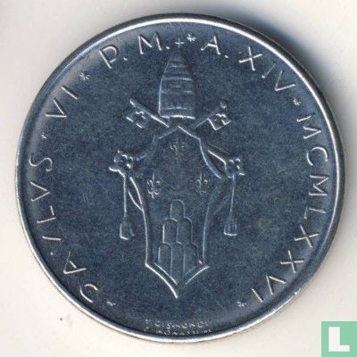 Vatican 100 lire 1976 - Image 1