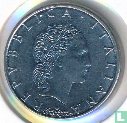 Italië 50 lire 1993 - Afbeelding 2