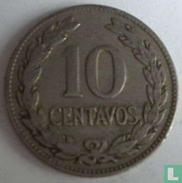 El Salvador 10 centavos 1968 - Image 2