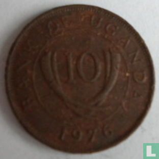 Uganda 10 cents 1976 - Afbeelding 1