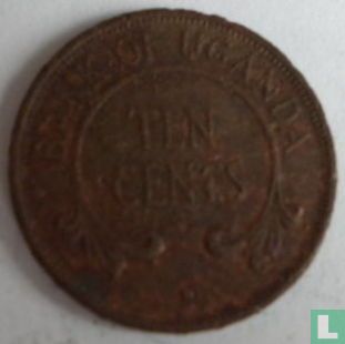 Uganda 10 cents 1976 - Image 2