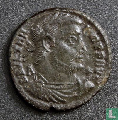 Romeinse Rijk, AE2 (21), 350 AD, Vetranio, Siscia - Afbeelding 1