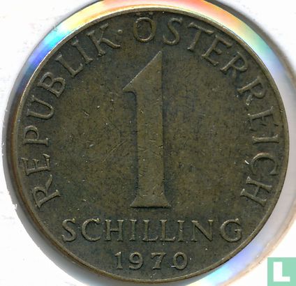 Autriche 1 schilling 1970 - Image 1