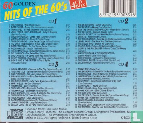 60 golden hits of the 60's - Afbeelding 2