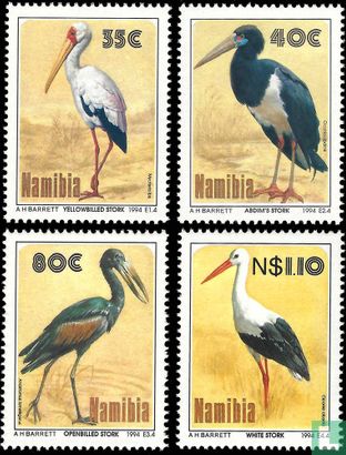 Vogels van het Nationaal Park Etosha