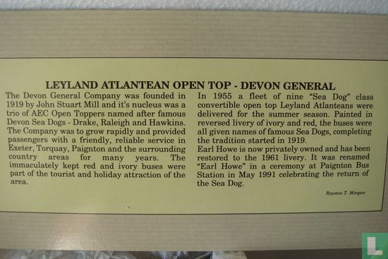 Leyland Atlantean Open Top 'Devon General' - Afbeelding 3