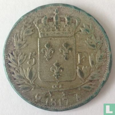 France 5 francs 1817 (A) - Image 1