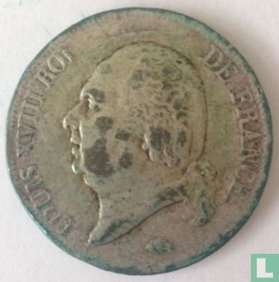 France 5 francs 1817 (A) - Image 2