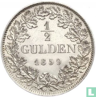 Beieren ½ gulden 1859 - Afbeelding 1